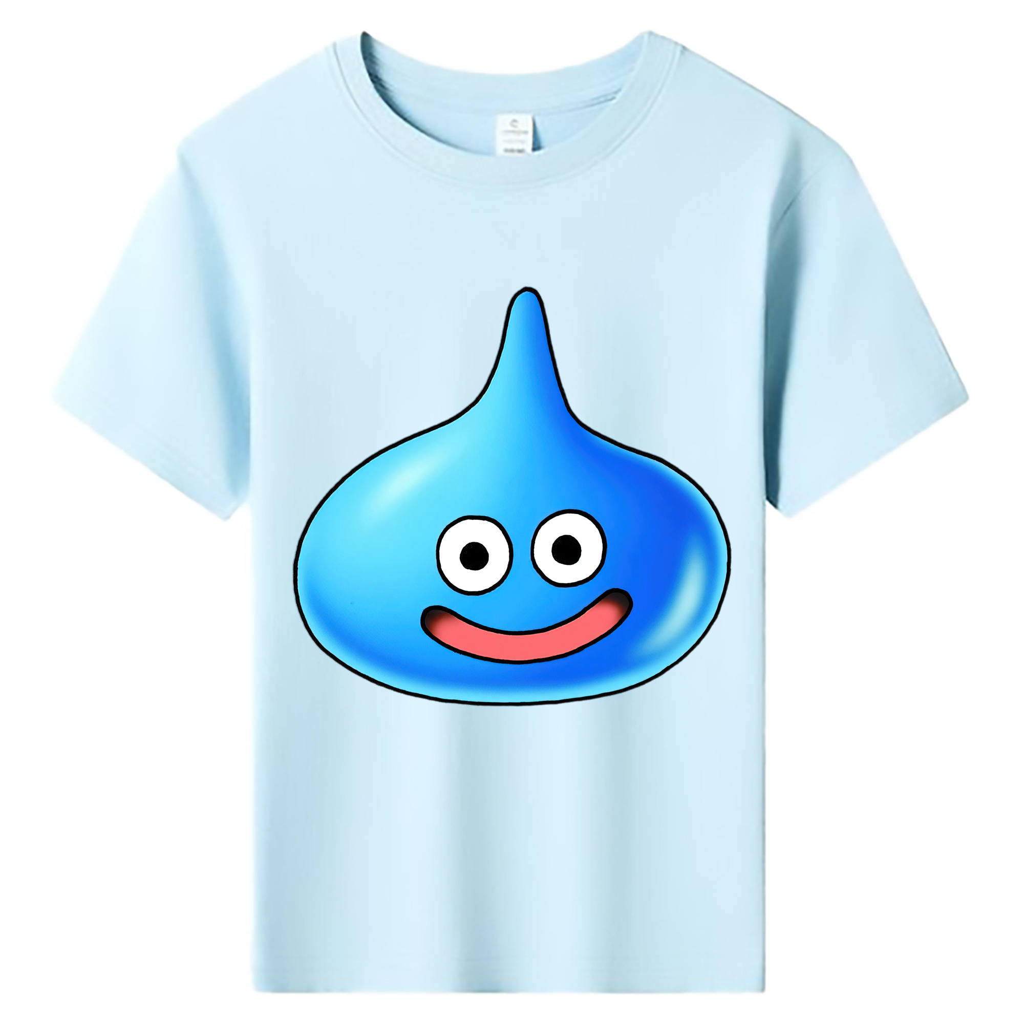 （画像用） ドラゴンクエスト Doragon Kuesuto Dragon Quest 綿100％キッズTシャツ（フロントプリント）